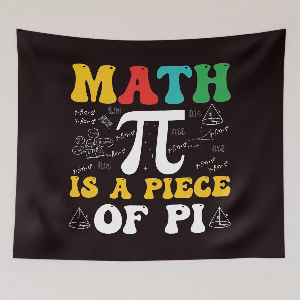 Item preview, Math Is a Piece of Pie: Clever Math Humor Design designed and sold by Seedcap7.