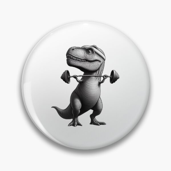 Item preview, Weightlifting Dinosaur designed and sold by TomFitCL.