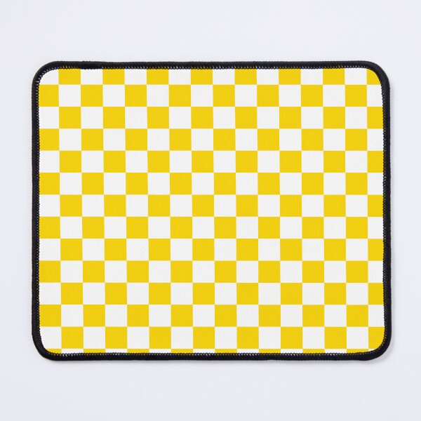 Item preview, Small Checkered - White and Gold Yellow designed and sold by JustPatterns2.