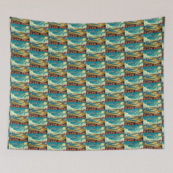 Item preview, Cape Cod retro travel poster designed and sold by VistaMar.
