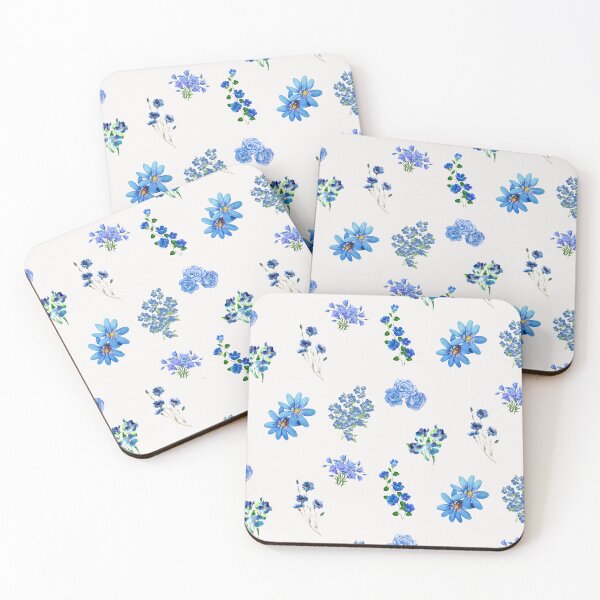 Item preview, Blue Flowers designed and sold by LemonFun.