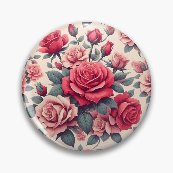 Item preview, Blooming Rose Serenade: Timeless Floral Print designed and sold by Teezone-Art.