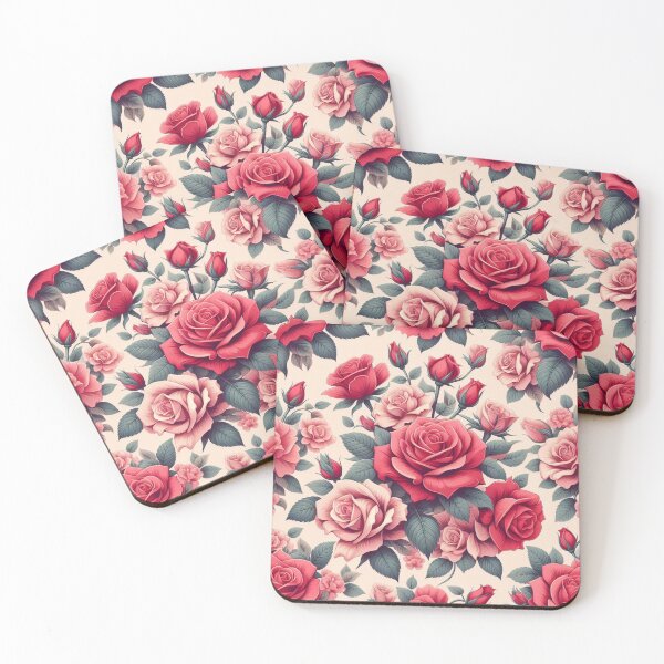 Item preview, Blooming Rose Serenade: Timeless Floral Print designed and sold by Teezone-Art.