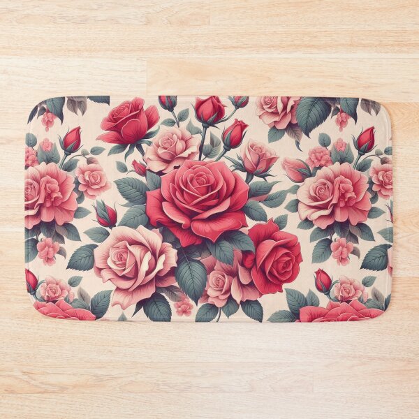 Item preview, Blooming Rose Serenade: Timeless Floral Print designed and sold by Teezone-Art.