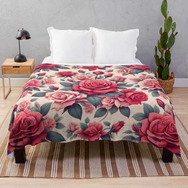 Item preview, Blooming Rose Serenade: Timeless Floral Print designed and sold by Teezone-Art.