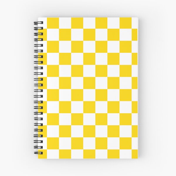 Item preview, Checkered - White and Gold Yellow designed and sold by JustPatterns2.