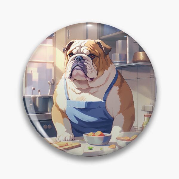Item preview, Bulldog & Kitchen designed and sold by AmazingBackDrop.