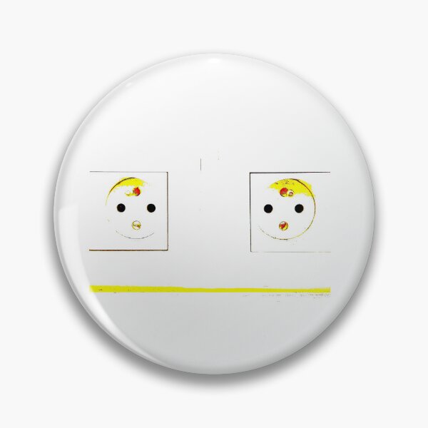 Item preview, yellow power sockets faces abstraction designed and sold by bartekg3.