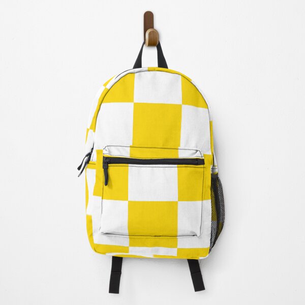 Item preview, Large Checkered - White and Gold Yellow designed and sold by JustPatterns2.