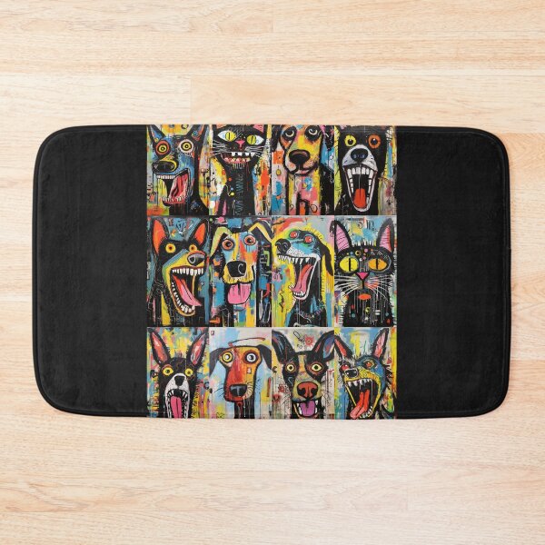 Item preview, Dogs And Cats Art Brut Collage designed and sold by sheprint.