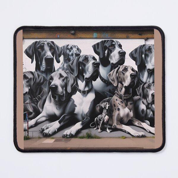 Item preview, Dynamic Great Dane Graffiti designed and sold by PawspectCreate.