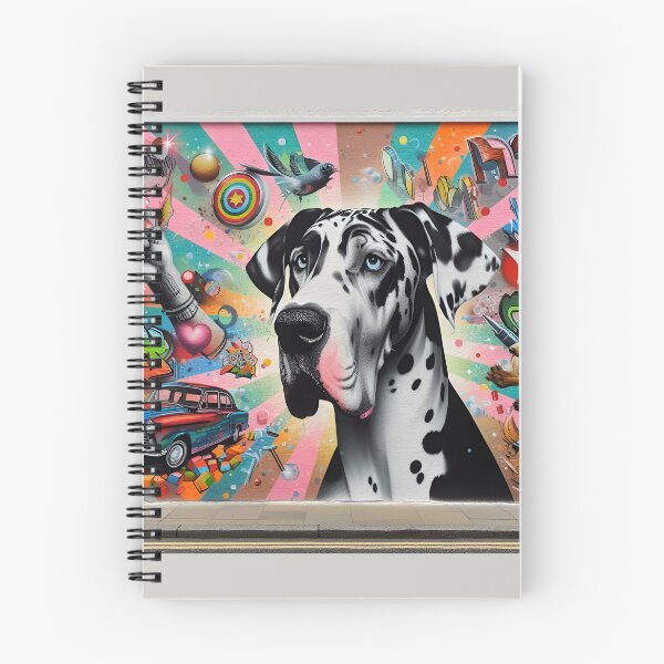 Item preview, Great Dane Street Art Fantasy designed and sold by PawspectCreate.