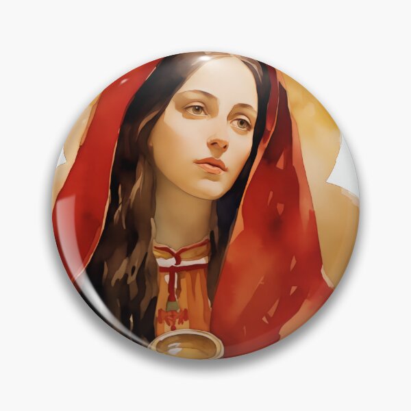 Item preview, Saint Mary Magdalene Painting - Christian Art designed and sold by AdamesArtStudio.