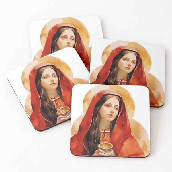 Item preview, Saint Mary Magdalene Painting - Christian Art designed and sold by AdamesArtStudio.