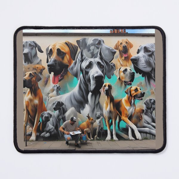 Item preview, Whimsical Great Dane Joy designed and sold by PawspectCreate.