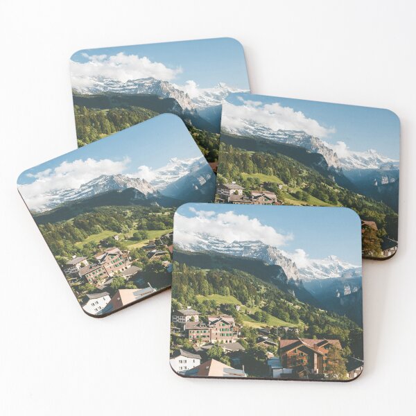 Artikelvorschau, Wengen, Lauterbrunnen, Schweiz, Alpen, Berglandschaft entworfen und verkauft von newburyboutique.