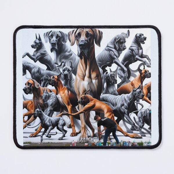 Item preview, Great Dane Graffiti Adventure designed and sold by PawspectCreate.
