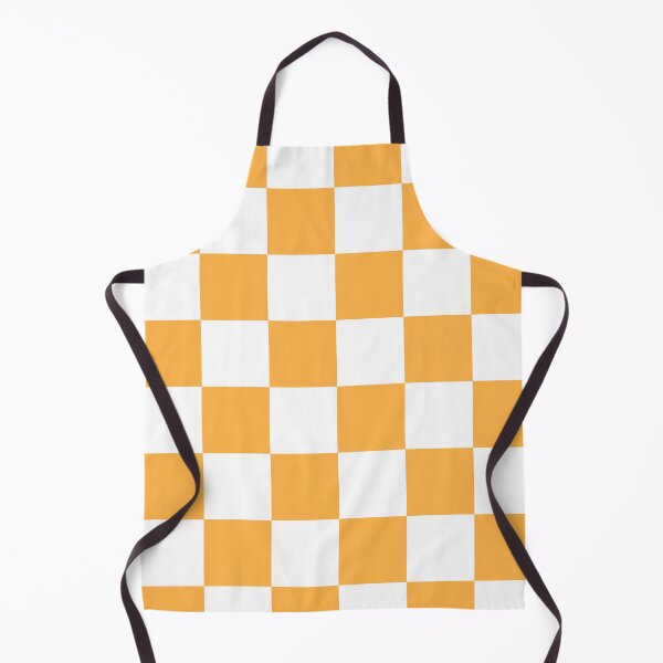 Item preview, Large Checkered - White and Pastel Orange designed and sold by JustPatterns2.