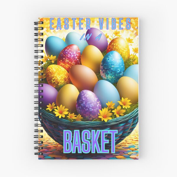 Item preview, Easter Vibes in a Basket design designed and sold by Petalandfur.