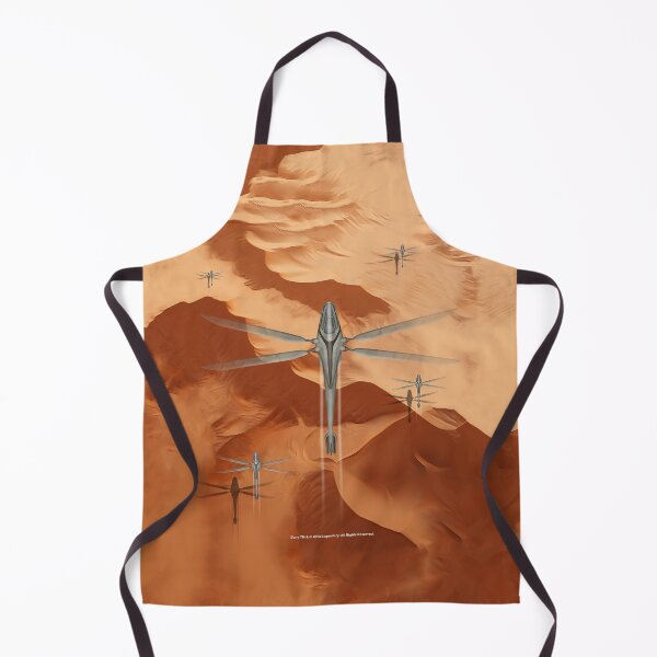 Item preview, Ornithopters flying over the desert of Arrakis designed and sold by Andrew Shishkin.