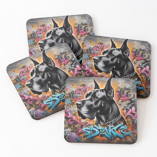 Item preview, Graffiti-Infused Dog Cartoon designed and sold by PawspectCreate.