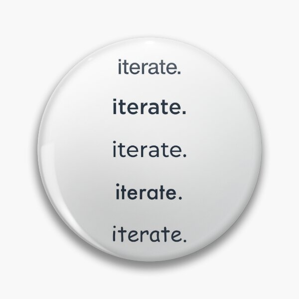 Item preview, Iterate - UX Designer | Product Designer | UI Designer Stickers designed and sold by PoshPixel.