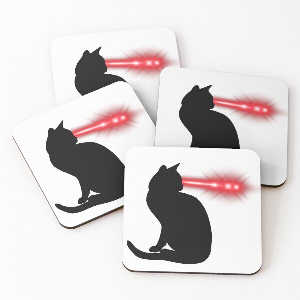 Item preview,  Laser Eyes Black Cat designed and sold by PatternInArt.