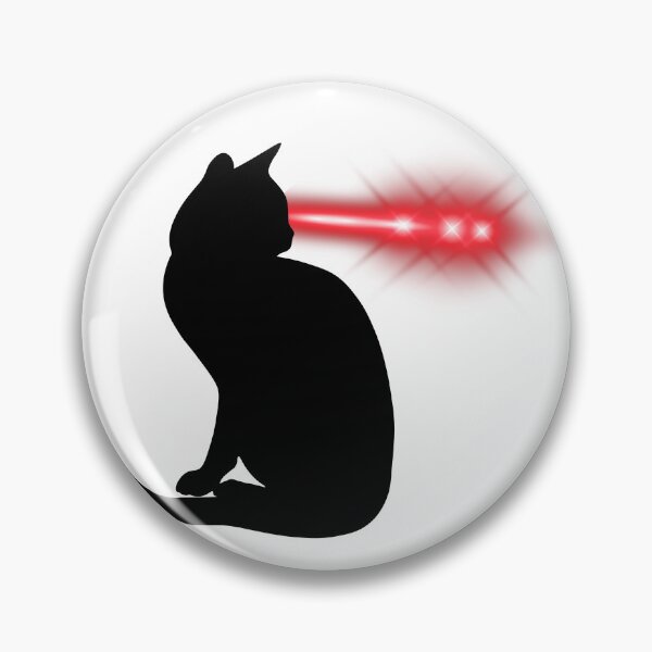 Item preview,  Laser Eyes Black Cat designed and sold by PatternInArt.
