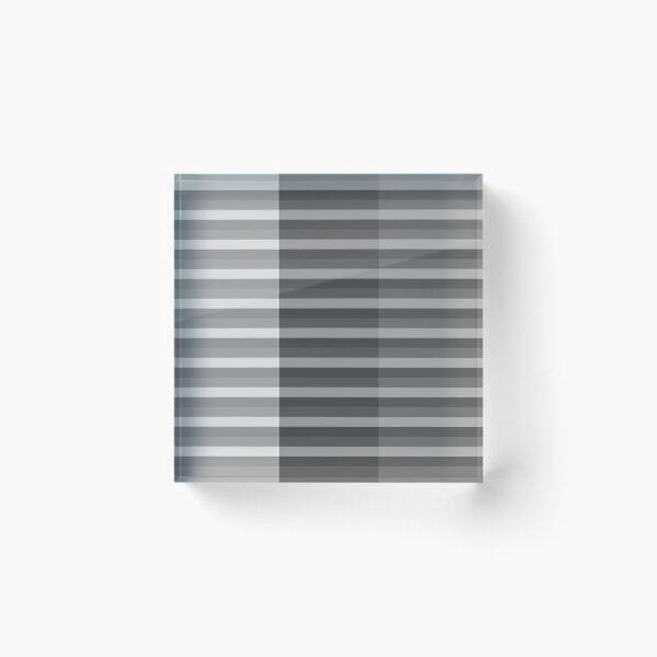 Item preview, Horizontal Line Pattern In Monotone Grey designed and sold by taiche.