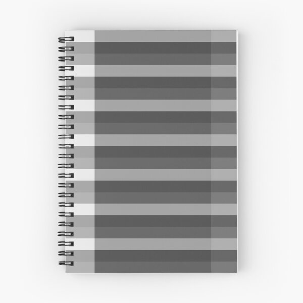 Item preview, Horizontal Line Pattern In Monotone Grey designed and sold by taiche.