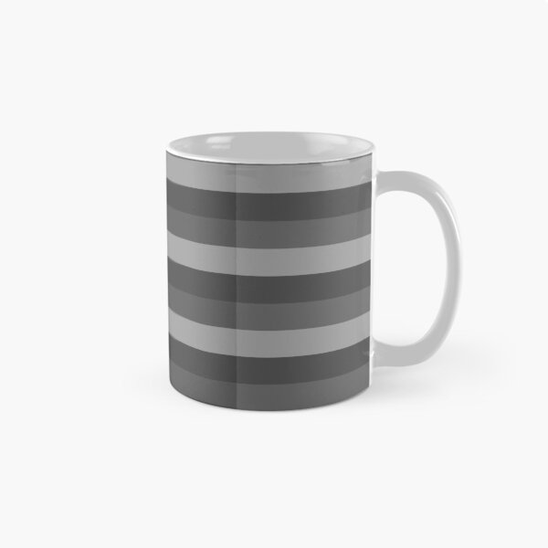 Item preview, Horizontal Line Pattern In Monotone Grey designed and sold by taiche.