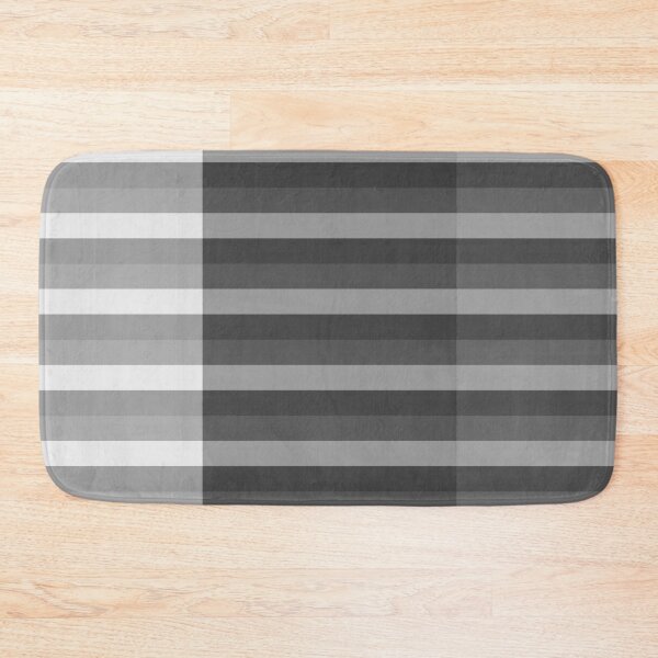 Item preview, Horizontal Line Pattern In Monotone Grey designed and sold by taiche.