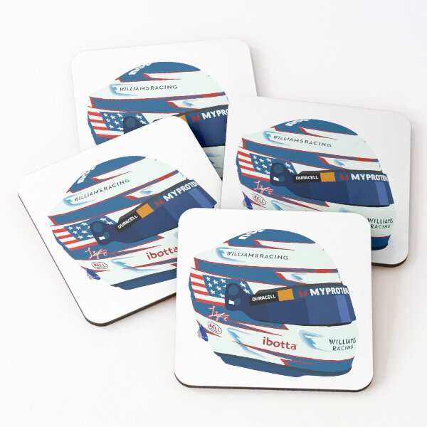 Item preview, Logan Sargeant 2024 Williams F1 Helmet designed and sold by thalisons.