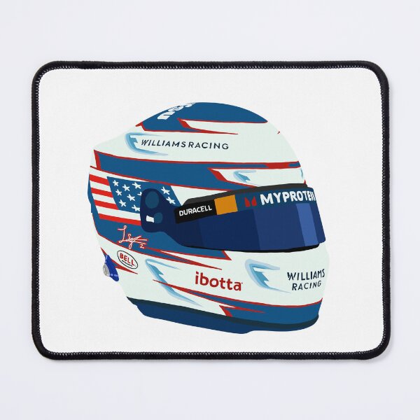 Item preview, Logan Sargeant 2024 Williams F1 Helmet designed and sold by thalisons.