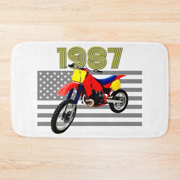 Item preview, CR 500 Vintage Retro Motorcross Motocross Motorcycle American Flag Dirt Bike designed and sold by BubbaCommerce.