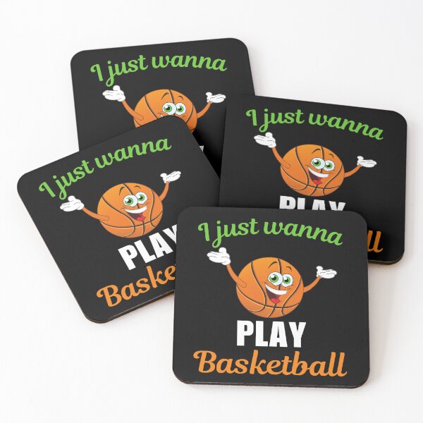 Item preview, I just wanna play basketball, funny quote or saying for people who love and like basketball sport designed and sold by NBSStore.