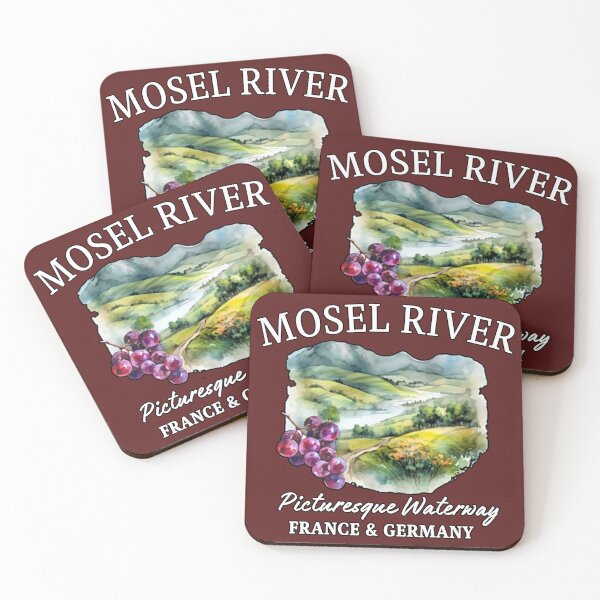 Item preview, Mosel River Picturesque Waterway designed and sold by Newsomnetory.