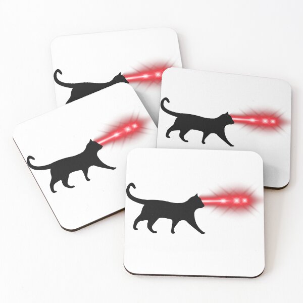 Item preview, Black Cat Laser Eyes  designed and sold by PatternInArt.