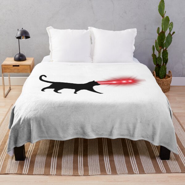 Item preview, Black Cat Laser Eyes designed and sold by PatternInArt.