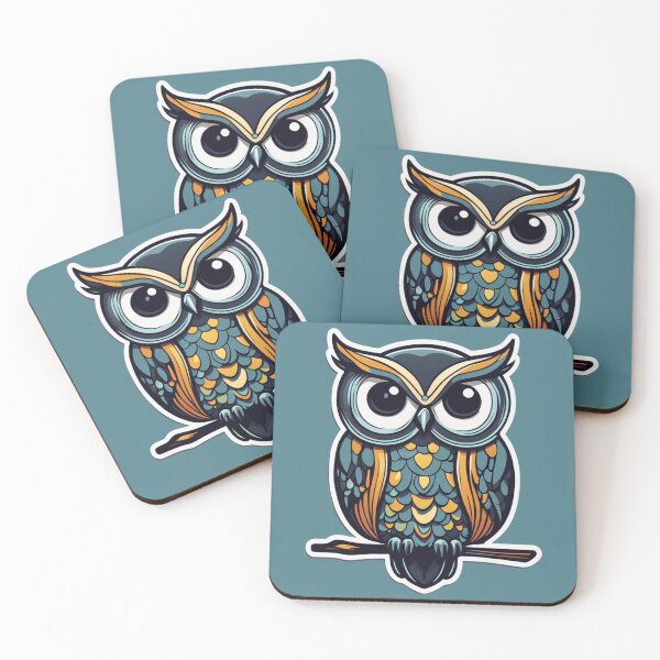 Item preview, Colorful Owl Art designed and sold by FamiliarPufferfish.