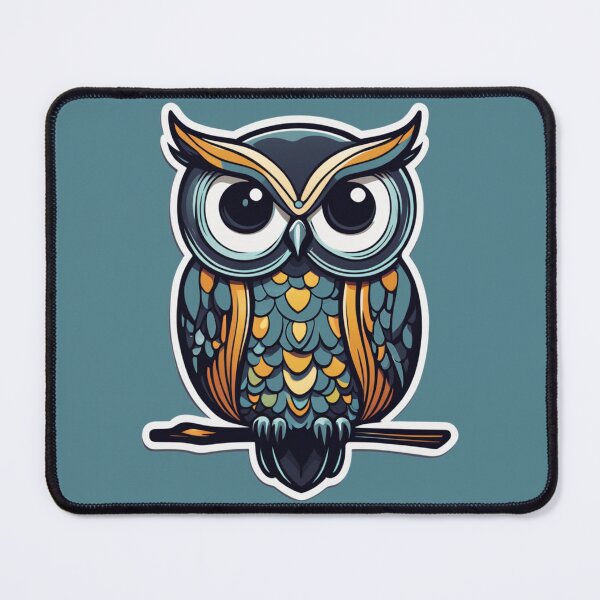 Item preview, Colorful Owl Art designed and sold by FamiliarPufferfish.