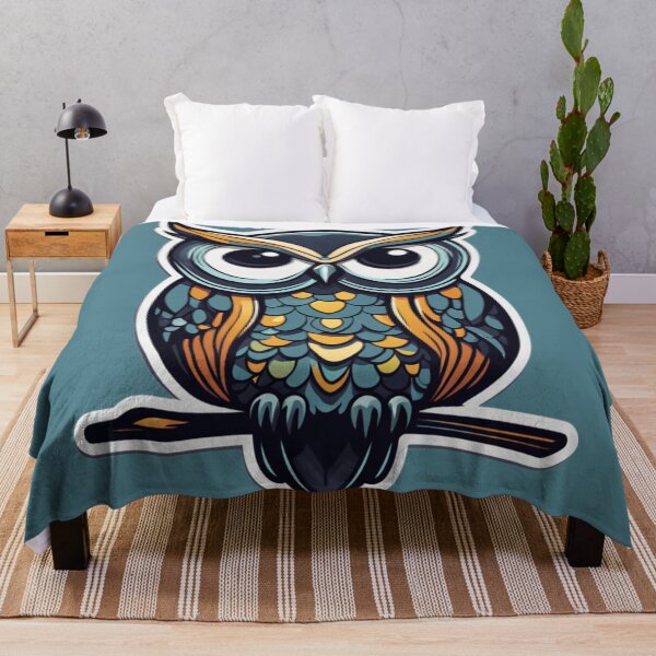 Item preview, Colorful Owl Art designed and sold by FamiliarPufferfish.