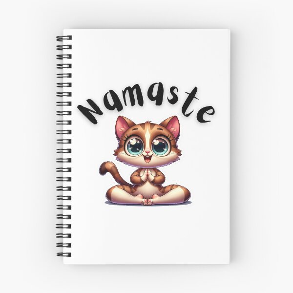 Item preview, Namaste Cat in a  Butterfly Yoga Pose.  designed and sold by micasata.
