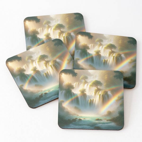 Item preview, Mythical Waterfall designed and sold by RW Art Prints.