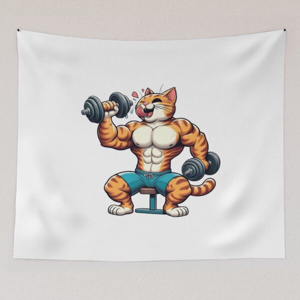 Item preview, Sports loving cat designed and sold by TomFitCL.