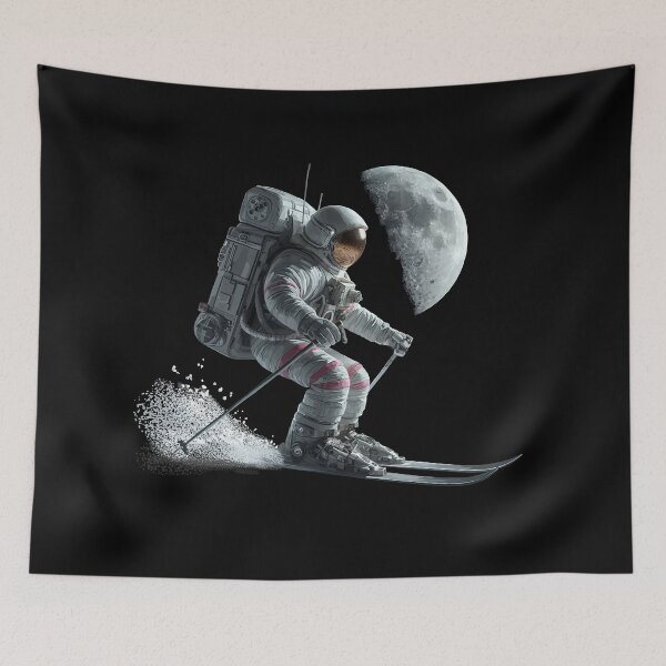 Item preview, Astronaut skier designed and sold by sibosssr.