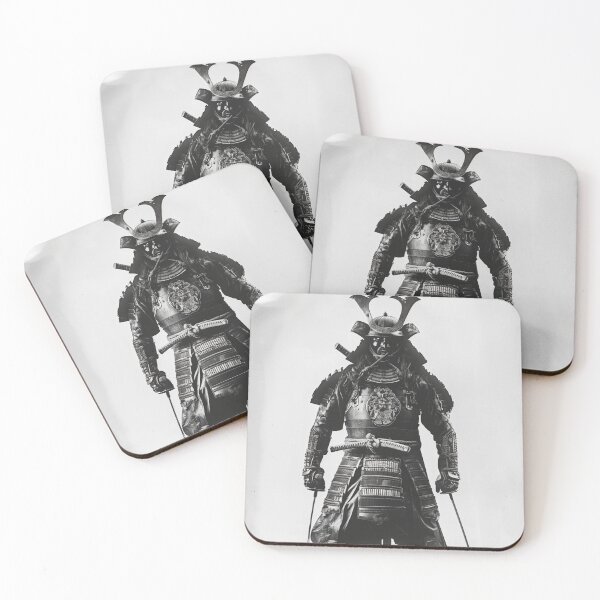 Item preview, Japanese Samurai in Black & White designed and sold by KatanaCreative.