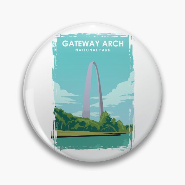 Item preview, Gateway Arch National Park Travel Poster designed and sold by Stadify.