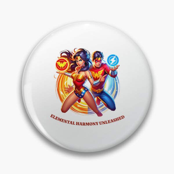 Item preview, Wonder twins - Elemental harmony unleashed designed and sold by JansenGS.