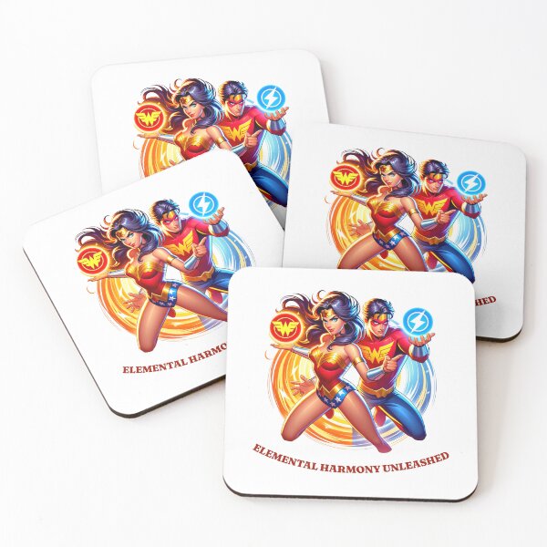 Item preview, Wonder twins - Elemental harmony unleashed designed and sold by JansenGS.